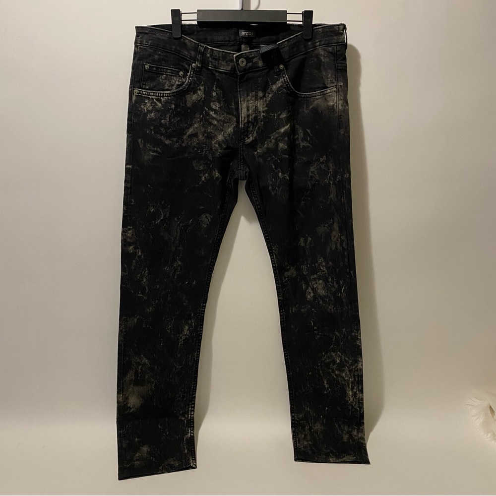 H&M Divided | Black Acid Wash Jeans Size:36